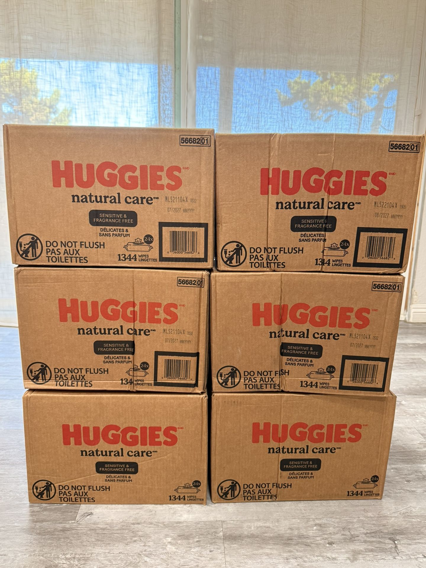 Big Box Of 1344 Huggies Wipes