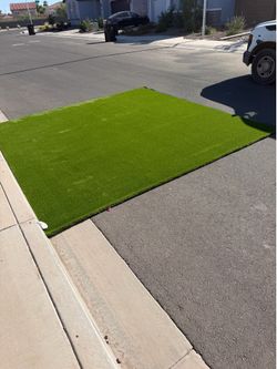 New synthetic grass 12x12