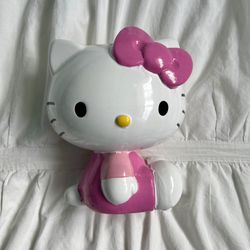 Hello Kitty 8-inch Pink Ceramic Coin Bank