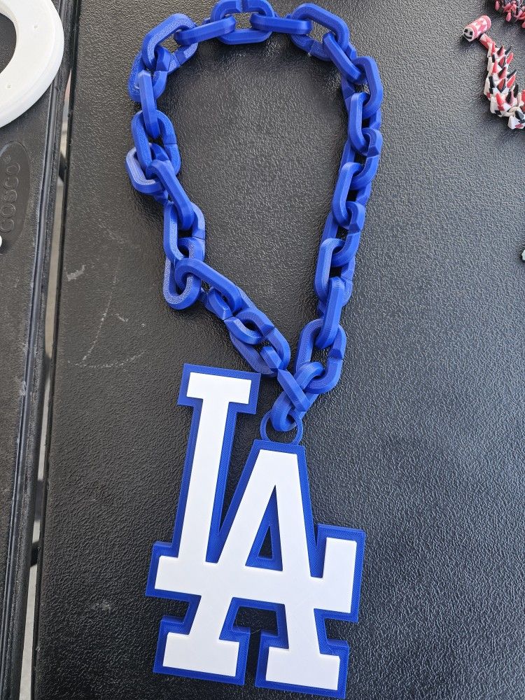 New 3D Necklace Los Angeles Dodgers Chain!! Others teams available with deposit.
