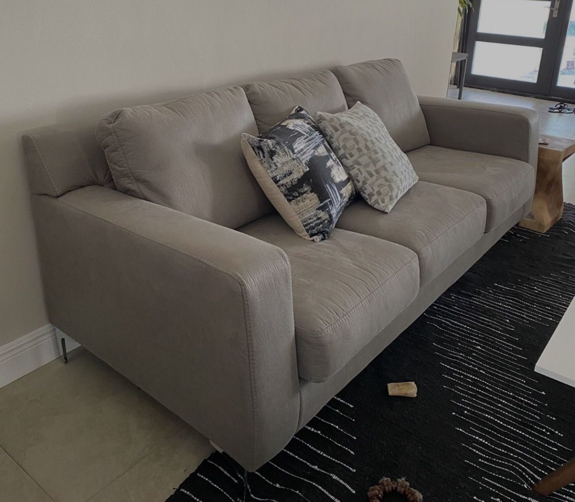 Couch with Ottoman