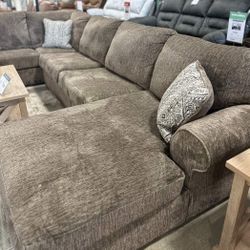 Hoylake Chocolate LAF or RAF sectional Couch 