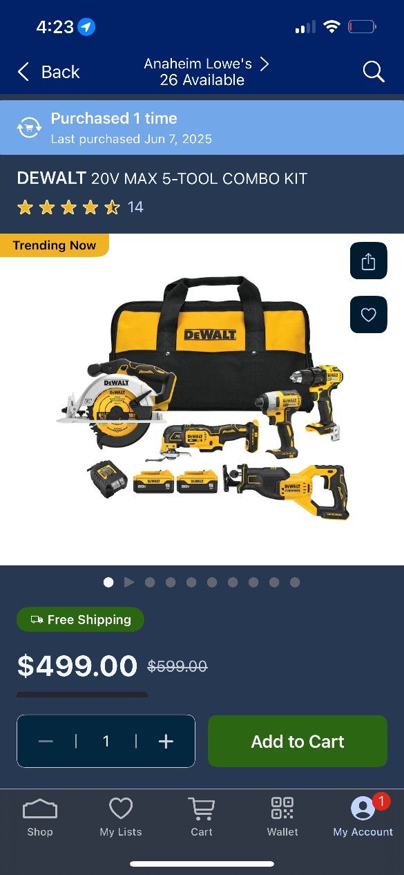 DEWALT POWER TOOL SET