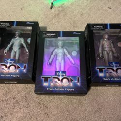Tron Walgreens Exclusive Action Figure Complets Set 