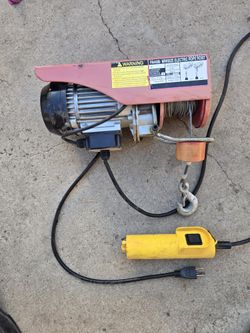 Electric Hoist.