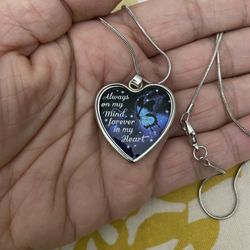 Always On My Mind ❤️ Heart Necklace For Gift 🎁 
