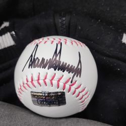 Donald J Trump Signed Autograph COA Baseball President Auto