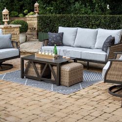 New Outdoor Patio Furniture Set Sectional 