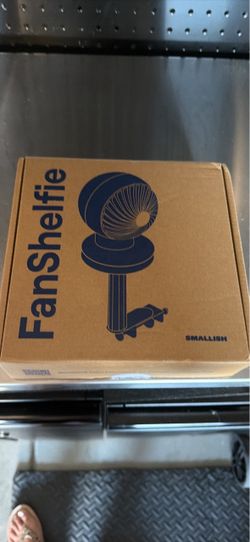Smallish FanShelfie Desk Fan for dorm living. Shelf only. $10