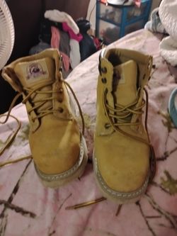 Tan Work Boots 