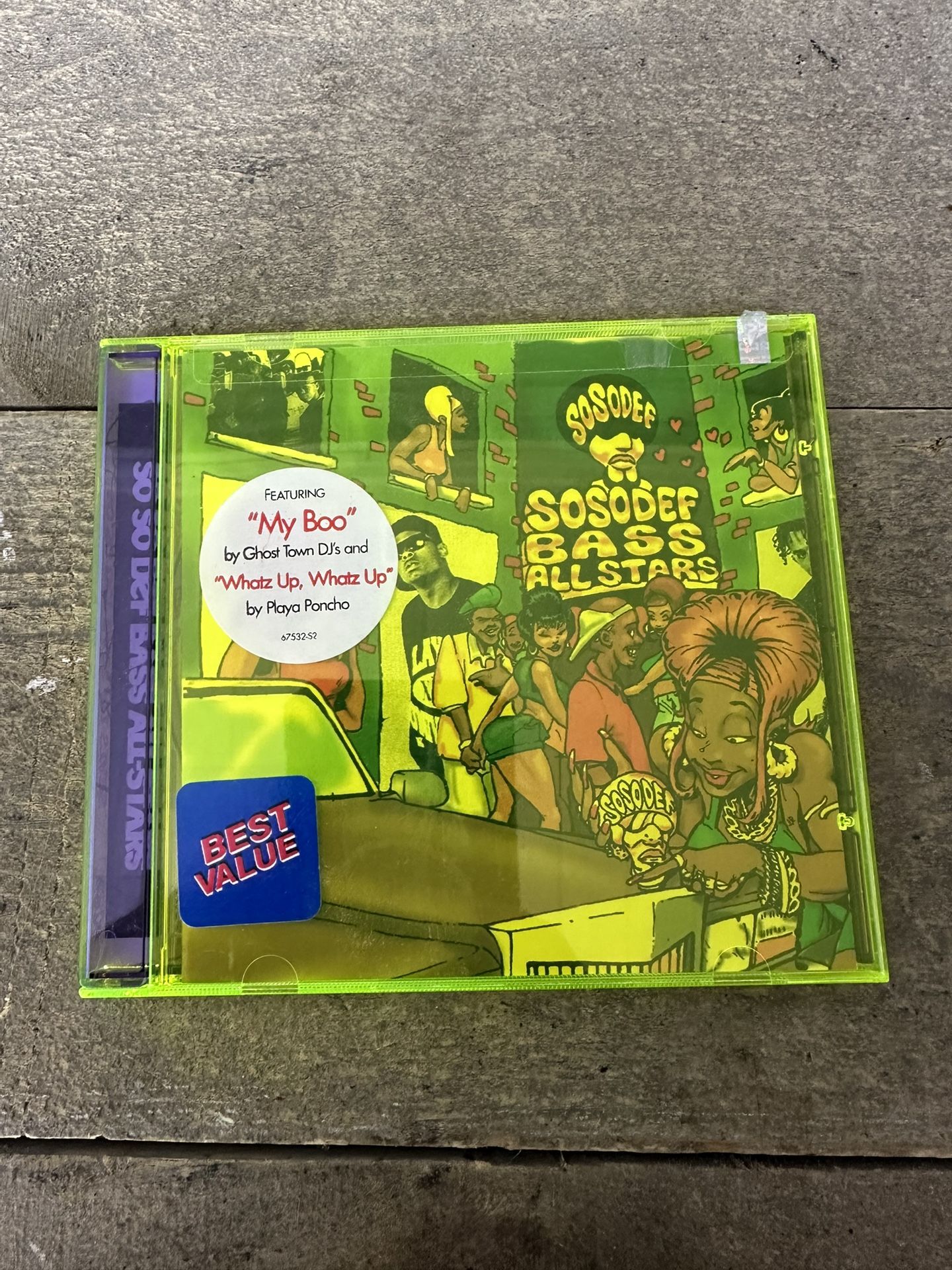 So So Def Bass All Stars 1996 CD My Boo Ghost Town DJ's Original Green Case
