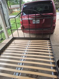 Nice Used Excellent Condition ikea Full Size Metal Bedframe.