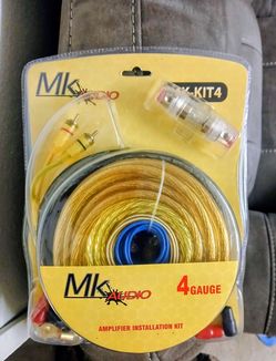 Mk Audio 4 Gauge Amp Kit Brand New In The Box