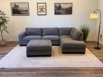 Costco gray sectional couch delivery available