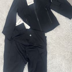 Black define lululemon set