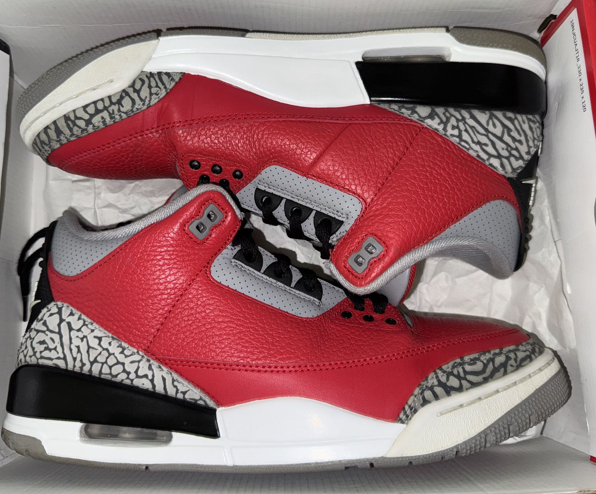 Jordan Retro 3 Sneakers Shoes Size 10 Men’s Unite Chicago