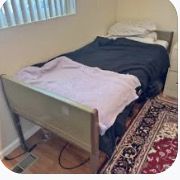 Wheelchair and hospital bed