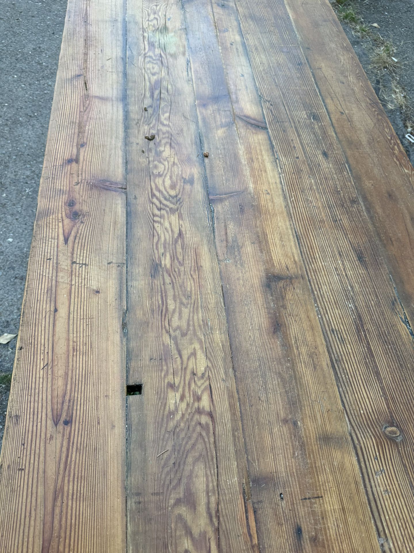 Industrial Farmhouse Dining Table 89.5x35.5
