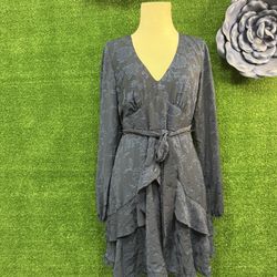 Miami Francesca’s Navy Blue Dress Size Medium NWT Brand New