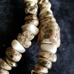 Handmade Set Includes Necklace And Earrings