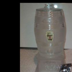 HEINZ VINEGAR CIDER BARREL DISPENSER 
