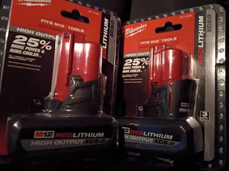 Milwaukee m12 batterys 5.0