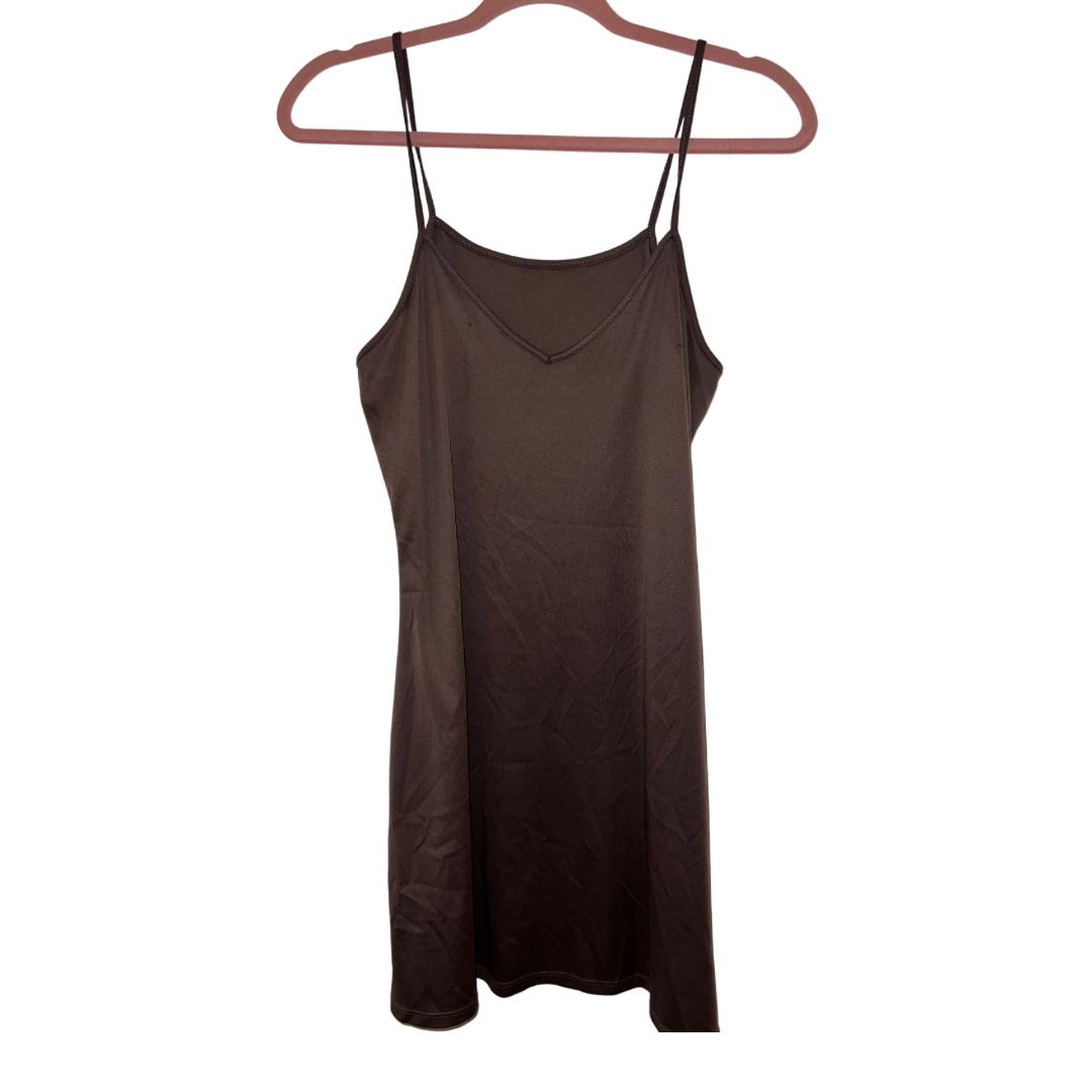 Gray Purple Slip Dress