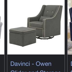 Rocking Chair And Ottoman