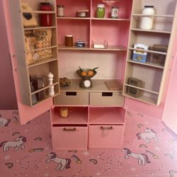 Our Generation Fridge With Accessories 