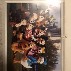 2000s signed Mickey Mouse crew from Disney land