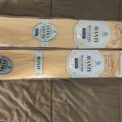 Blonde Human Hair & Synthetic Mix