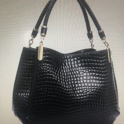 Crocodile pattern stone pattern armpit bag