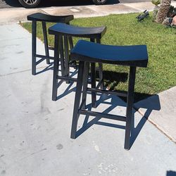 Black Barstools (3)