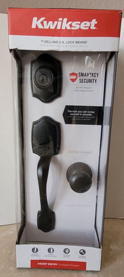 Kwikset Belleview Bronze Front Door Lock