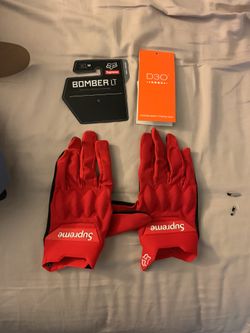 Buy Supreme x Fox Racing Bomber Lt Gloves 'Black' - SS18A7 BLACK