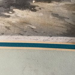 Antique Water Color By Known Artist 