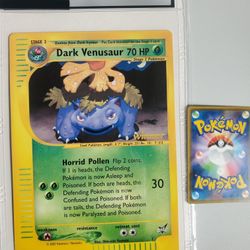 Dark Venusaur Jumbo  2003 Cgc 8 (Highest Cgc Rating)