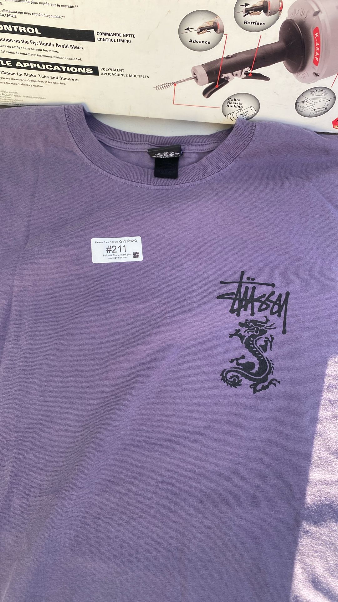 Stussy Tee Purple