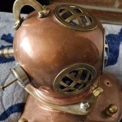 Copper Divers Helmet Decor