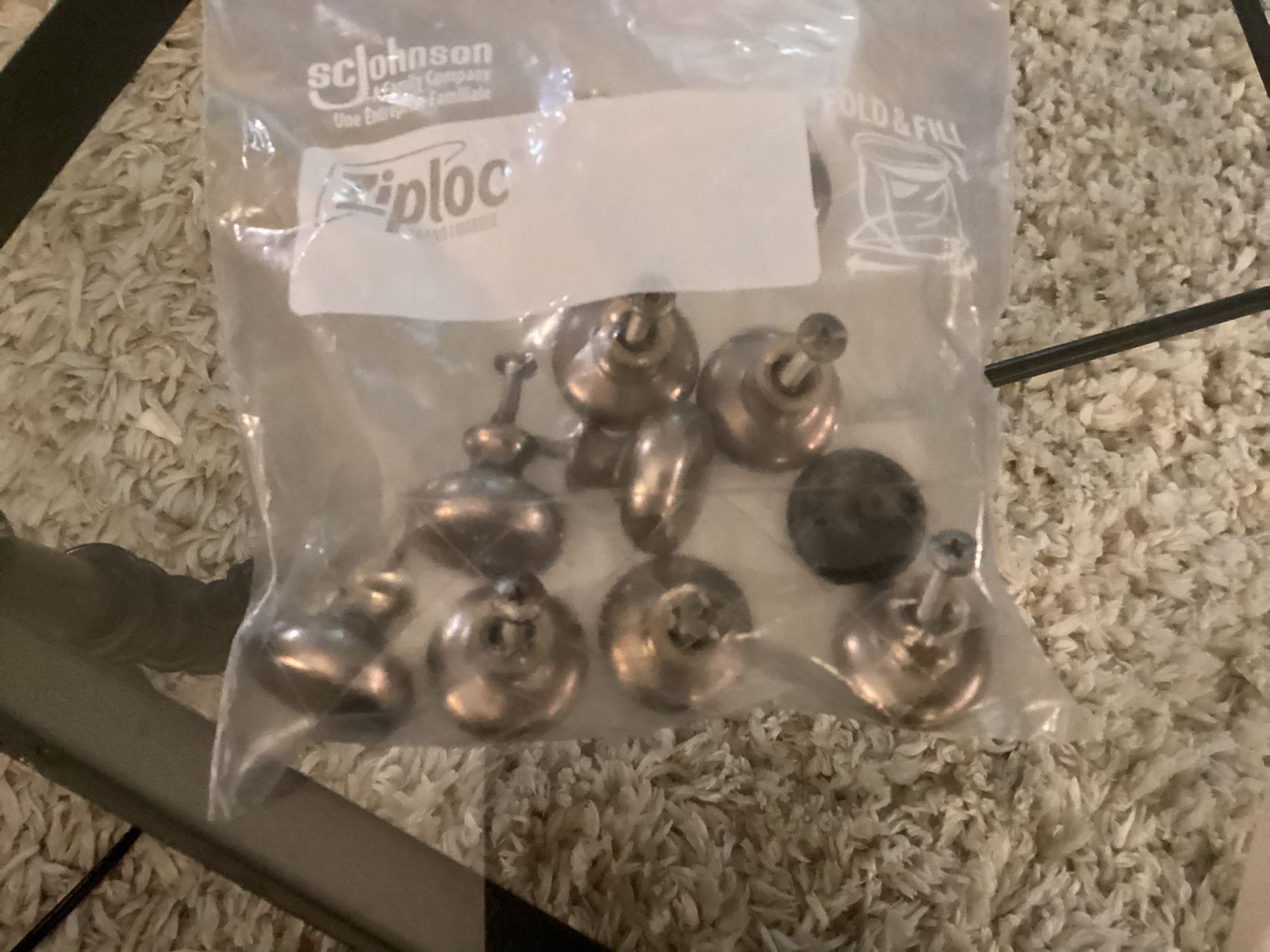 12 Metal Drawer Knobs 
