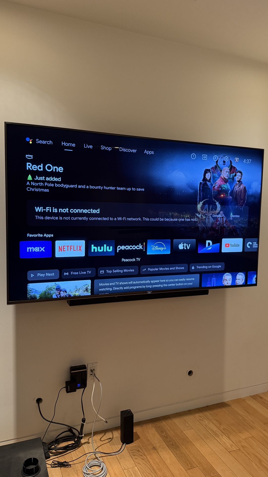 75” Sony Bravia 4K TV