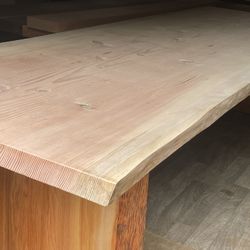 Beautiful Large Custom Built Live Edge Dining Table