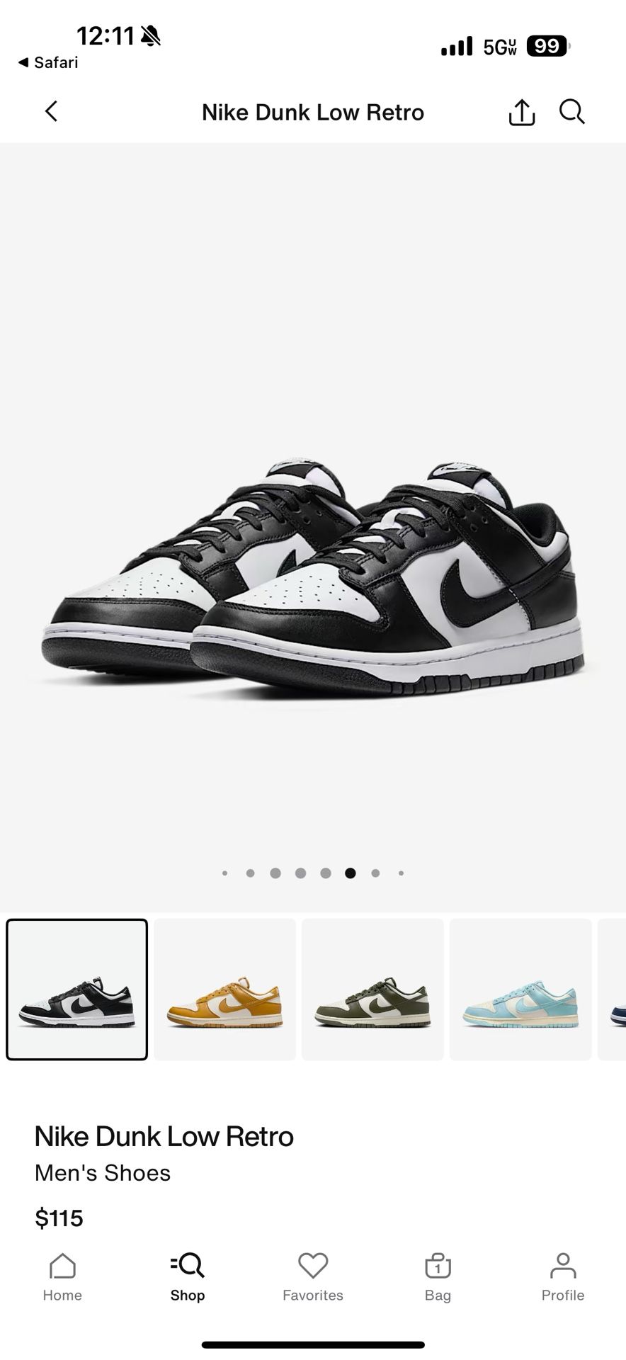 Panda Dunk 11m
