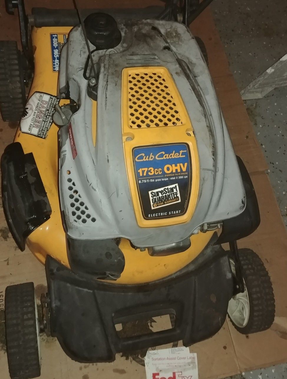 Cub cadet lawn mower