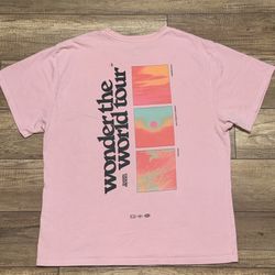 Shawn Mendes Wonder The World Official Tour Merchandise Graphic T Shirt Mens L