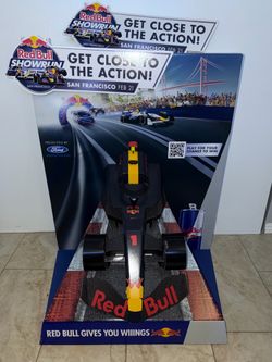 Red Bull F1 cardboard display