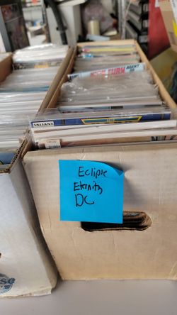 Long Box Full of Eclipse Eternity DC