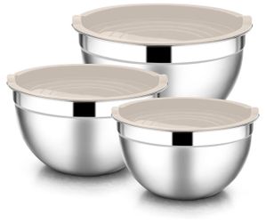 Canister Sets - Sugar Jar - Honey Jar - 5 Pack Glass Containers, mixing bowls