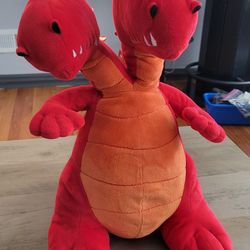 Pillowfort Two-Headed Dragon plush pillow