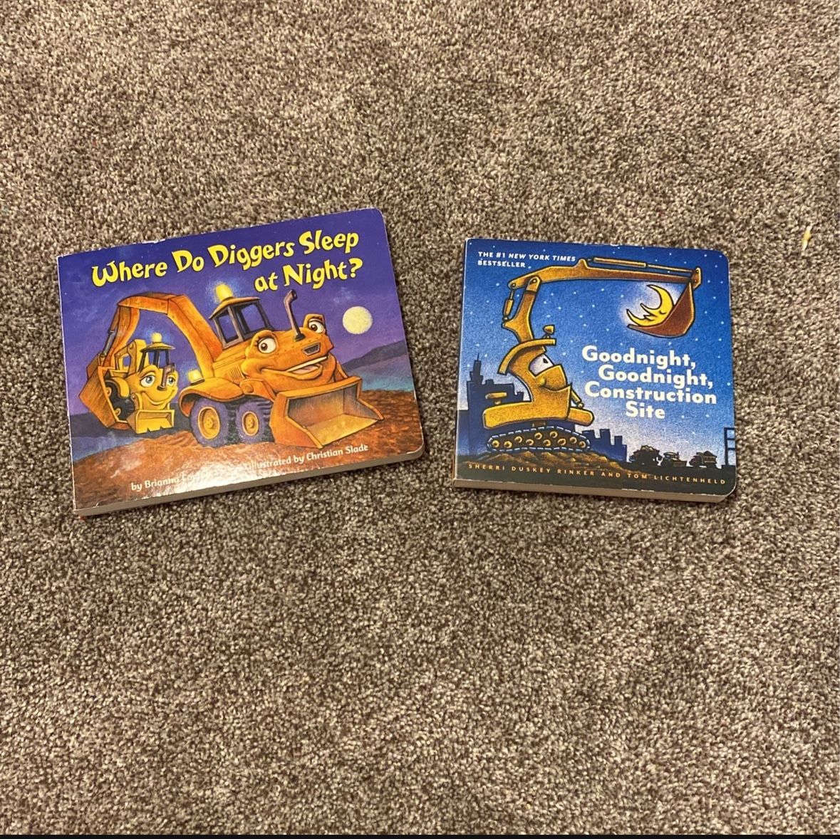 Set Of 2 Construction Books